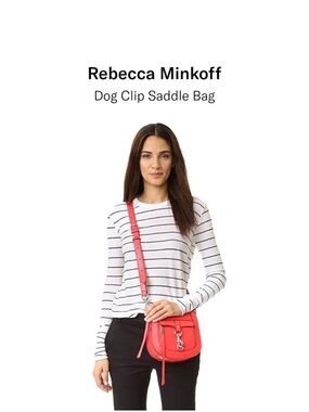 Rebecca Minkoff Dog Clip Saddle Bag
Red Leather Women's Bag